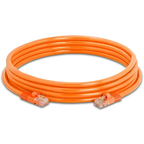 Safenet 44-5101OR 10 Meter Cat6A SFTP Stranded LSZH Patch Cord
