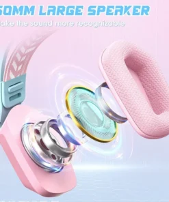 Alternative view of ONIKUMA X13 RGB Colorful Lighting Wired Gaming Headset with Microphone