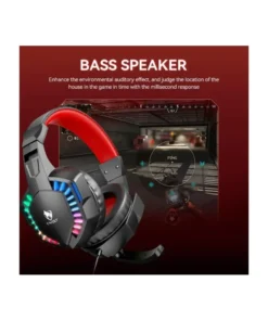 Alternative view of T-WOLF H120 RGB Wired Gaming Headphones