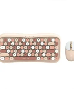 Alternative view of T-Wolf TF660 Wireless Keyboard Mouse Combo Pink
