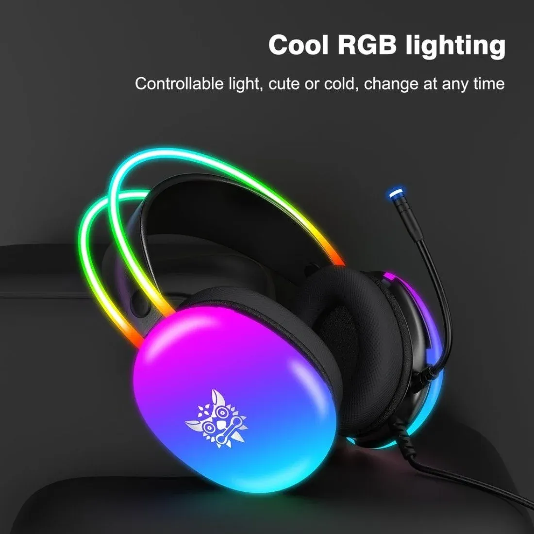 Onikuma X25 RGB Wired Gaming Headset - Image 4