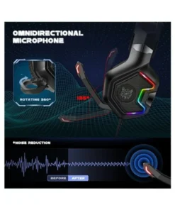 Alternative view of ONIKUMA K10 Pro RGB Professional Wired Gaming Headset