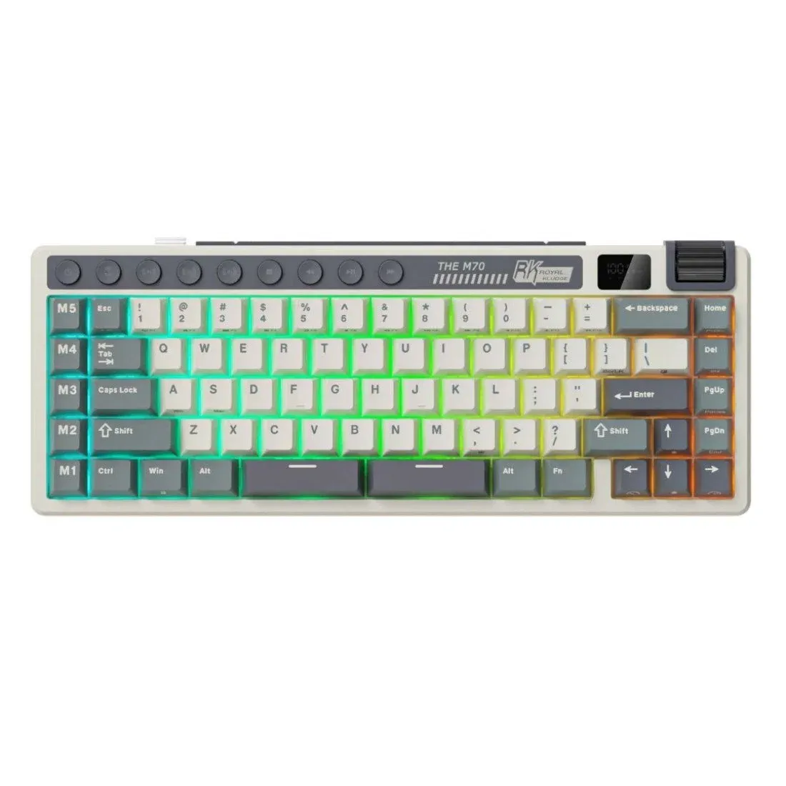 ROYAL KLUDGE RK M70 Hot Swappable Tri Mode Mechanical Gaming Keyboard - Image 5