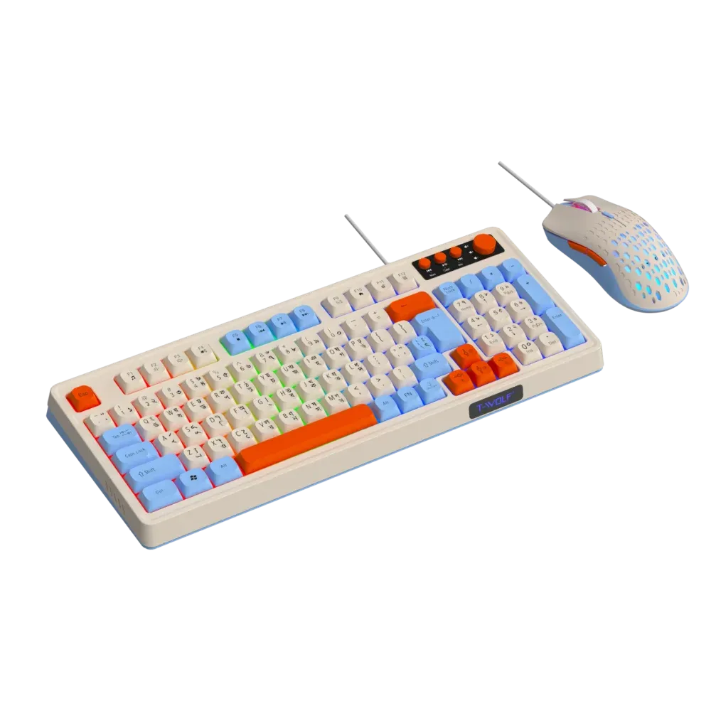 T-wolf TF100 Gaming Keyboard and mouse combo - Image 4