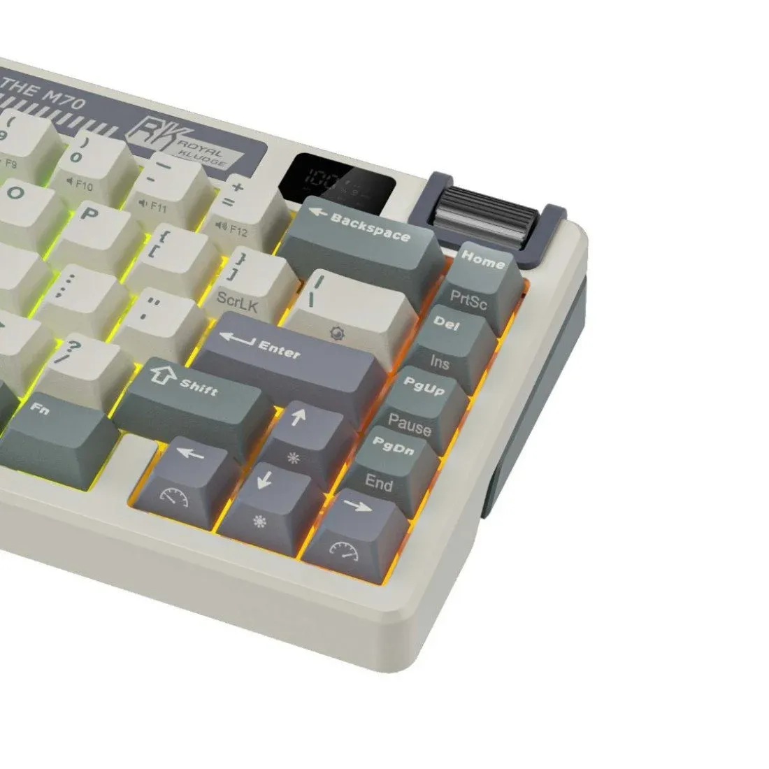 ROYAL KLUDGE RK M70 Hot Swappable Tri Mode Mechanical Gaming Keyboard - Image 9