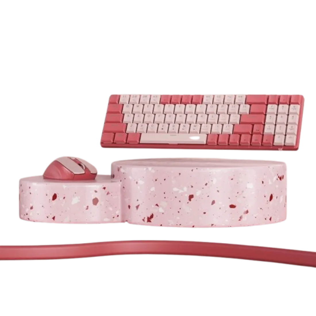 Redragon BS8772 Wireless Herb Green Mechanical Gaming Keyboard & Mouse Combo - Image 3