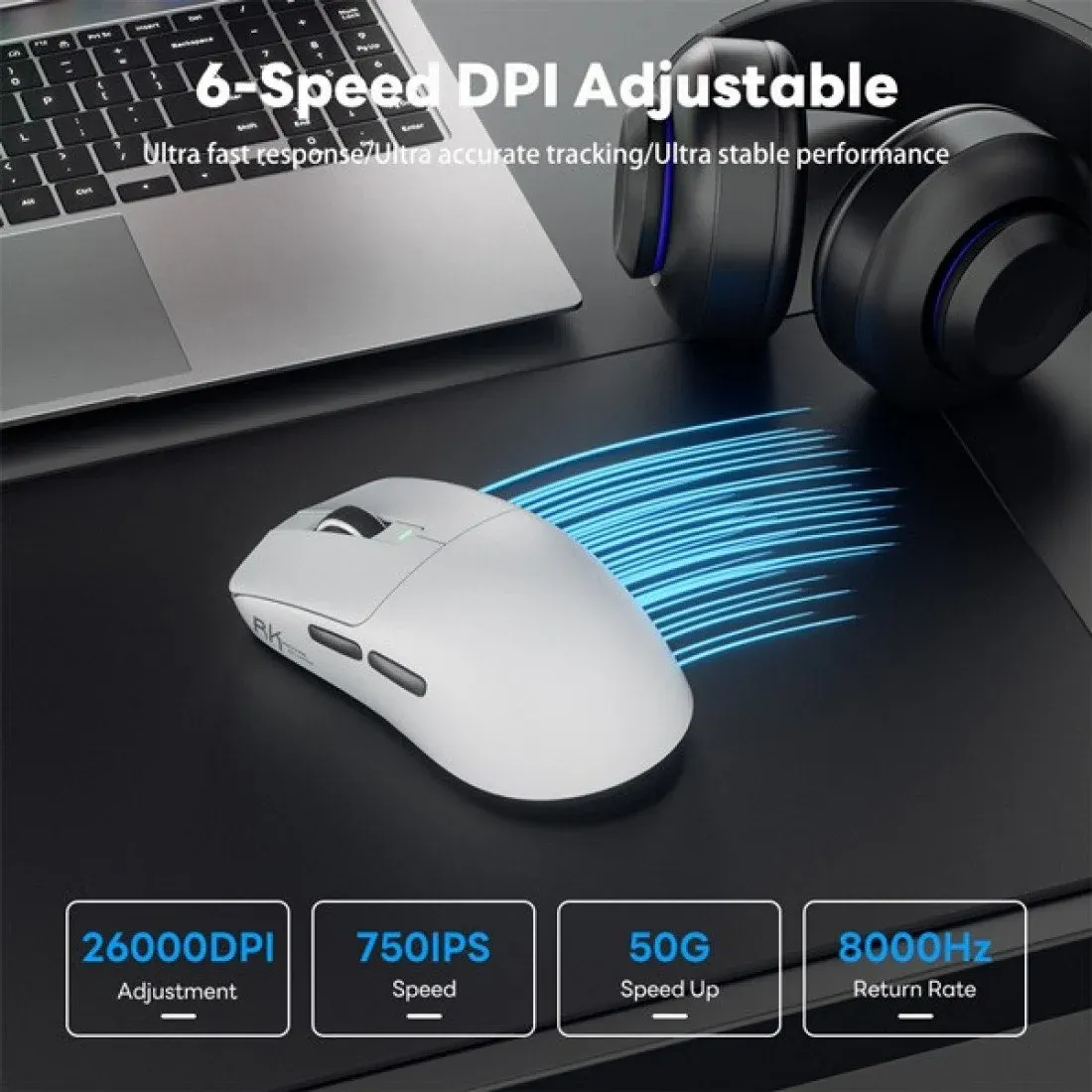 ROYAL KLUDGE RK M3 Wireless Gaming Mouse - Image 4