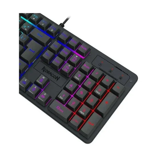 Redragon Netherbane K521 Wired Black Gaming Keyboard #K521-Rainbow - Image 3
