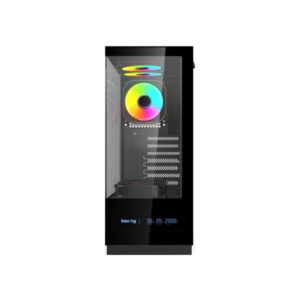 Alternative view of Value-Top AUNIX 80F3D ATX Gaming Case with Temperature display