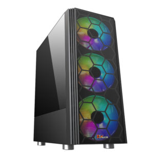 Pc Power PG-GC2302 BK Casing With 4 FANS and 550W PSU