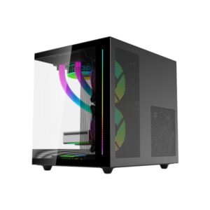 Alternative view of VALUE-TOP V900 DUAL-CHAMBER MICRO ATX FRAMELESS GAMING CASING