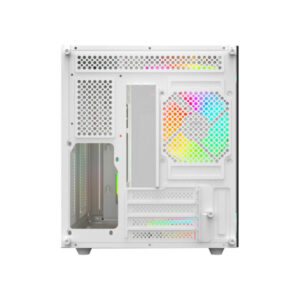 Alternative view of VALUE-TOP V900W DUAL-CHAMBER FULL WHITE MICRO ATX FRAMELESS GAMING CASING