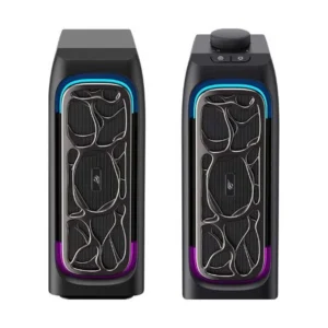 Alternative view of Havit SK215 RGB 2:0 Black Bluetooth Speaker