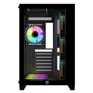 Alternative view of PC Power ICEBERG V2 black Gaming Case With 7 FANS