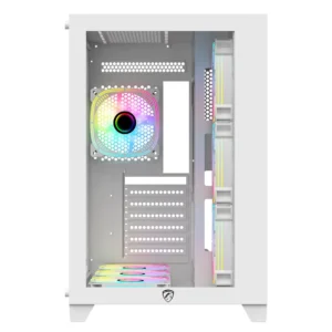 Alternative view of PC Power ICEBERG V2 White With 650W PSU AND 7 FANS Gaming Case