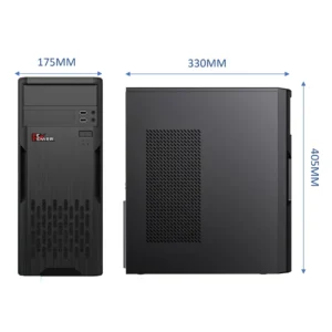 Alternative view of Pc Power PC404 ATX Desktop Casing with Power Supply