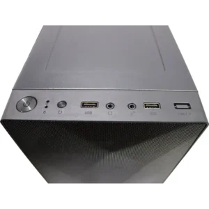 Alternative view of PC Power PP-X2603 BK Micro-Atx Shattered Web Mesh Computer Case
