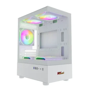 Alternative view of PC POWER SKYVIEW V2 Casing With 3 FANS and 550W PSU