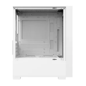 Alternative view of PC Power White Flow Mesh X2 M-ATX Gaming Casing