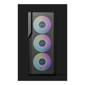PC POWER ZERO MESH BK Casing With 4 FANS and 550W PSU