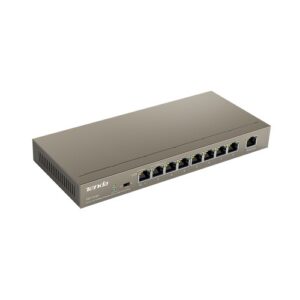 Alternative view of Tenda TEF1109P 9 Port (8-Port PoE) 10/100Mbps Desktop Switch (63W)