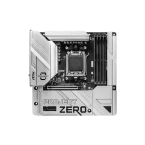 Alternative view of MSI B650M PROJECT ZERO AM5 m-ATX Motherboard
