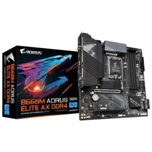 GIGABYTE B660M AORUS ELITE AX DDR4 Micro ATX Motherboard