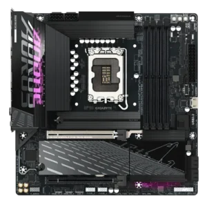 Alternative view of GIGABYTE B860M AORUS ELITE WIFI6E LGA1851 Micro ATX Motherboard