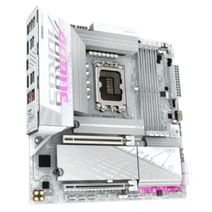 Alternative view of GIGABYTE B860M AORUS ELITE WIFI6E ICE LGA1851 Micro ATX Motherboard
