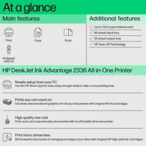Alternative view of HP DeskJet Ink Advantage 2336 All-in-One Color Printer