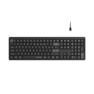 A4tech Fstyler FBX55C Dual-Mode 2.4G Wireless Keyboard - Black