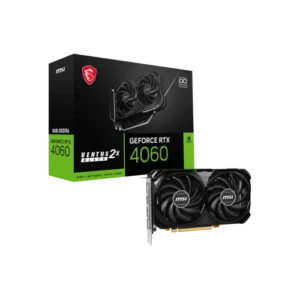 MSI GeForce RTX 4060 VENTUS 2X BLACK 8GB OC GDDR6 Graphics Card
