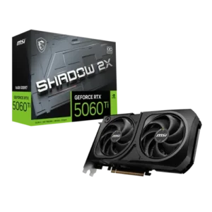 MSI GeForce RTX 5060 Ti 16G SHADOW 2X OC PLUS 16GB GDDR7 Graphics Card