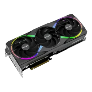 Alternative view of PNY GeForce RTX 5080 16GB GDDR7 ARGB EPIC-X RGB Overclocked Triple Fan Graphics Card
