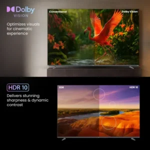 Alternative view of Haier H75M80FUX 75" 4K Mini LED Smart Google TV