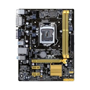 Alternative view of Asus H81M-K 4th Gen Motherboard