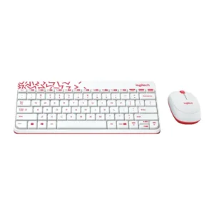 Logitech MK240 Wireless Keyboard and Mouse Combo (White)