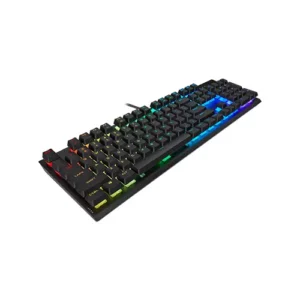 Alternative view of CORSAIR K60 RGB PRO CHERRY VIOLA Mechanical Gaming Keyboard (Black)