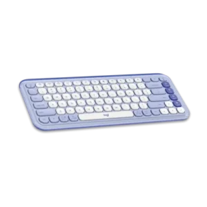 Alternative view of Logitech Pebble 2 Wireless Keyboard & Mouse Combo (Lilac & Off White)