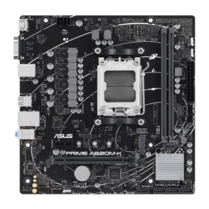 Alternative view of Asus PRIME A620M-K-CSM AM5 mATX Motherboard