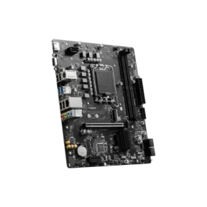 Alternative view of MSI PRO B760M-E DDR4 mATX Motherboard