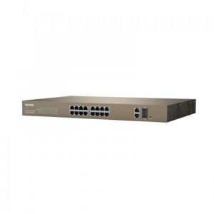 Tenda TEF1218P 16-Port 10/100Mbps + 2 Gigabit Smart PoE Switch