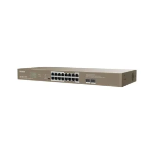 Alternative view of Tenda TEG1118P-16-250W 16GE+2SFP 16 Port Unmanaged PoE Switch