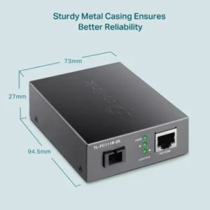 Alternative view of TP-Link TL-FC111B-20 10/100 Mbps WDM Media Converter
