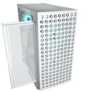 Alternative view of Cougar Airface ECO RGB Mid Tower E-ATX Gaming Casing White