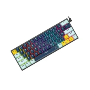Alternative view of Fantech ATOM63 MK874V2 Blue Switch RGB Gaming Mechanical Keyboard