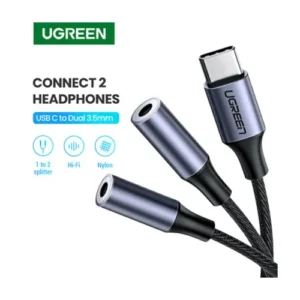 Alternative view of UGREEN AV144 Type-C To Dual 3.5mm Audio Cable