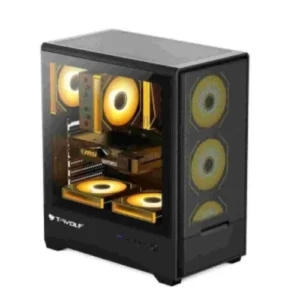 Alternative view of T-Wolf BLAZE BOX X4 ARGB Mid-Tower E-ATX Gaming Casing