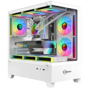 Alternative view of Carbono CG360TB White M-ATX Mid Tower Gaming Casing