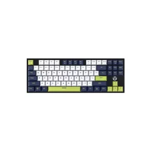 Fantech ATOM87S MK877S Blue Switch Mechanical Gaming Keyboard (White Blue)